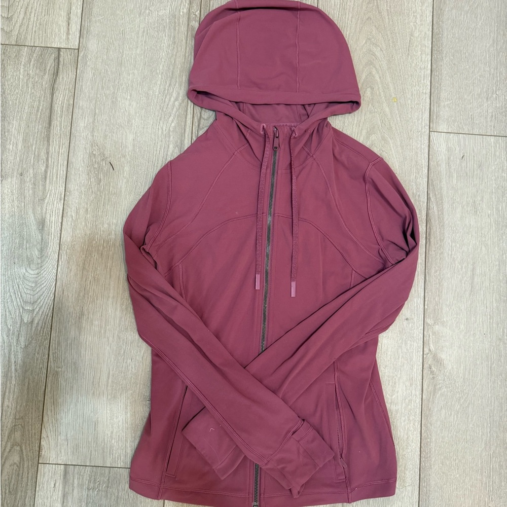 Lululemon Hooded Define Jacket Size 10 Moss Rose Nulu Released 2019 RARE! - Picture 9 of 9